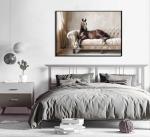 Rustic Horse Canvas Wall Art for Home Decor