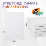 8x10 Stretched Canvas Pack for Oil & Acrylic