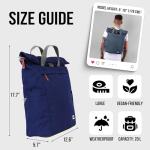 Travel-Ready Water-Resistant Rolltop Backpack for Everyone