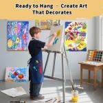 10-Pack 8x10 Stretched Cotton Canvases for Artists