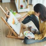 24-Pack Blank Stretched Painting Canvases in Assorted Sizes