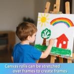 36"x20' Cotton Canvas Roll for Artists