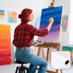 36"x20' Cotton Canvas Roll for Artists