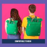 Travel-Ready Water-Resistant Rolltop Backpack for Everyone