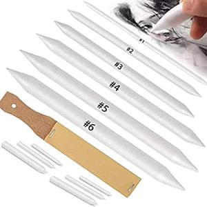 12 PCS Blending Stumps and Tortillions for Artists