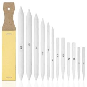 Aenir Blending Stumps Set with Sharpener - 13 Pieces