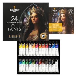 Castle Art Supplies 24 Oil Paint Set in Box