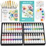 Nicpro 36 Color Watercolor Paint Set for Adults