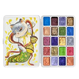 Mini Forestry Shifting Watercolor Paint Set, 20 Colors