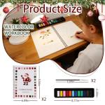 Beginner Watercolor Workbook with 12 Color Set