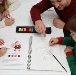 Beginner Watercolor Workbook with 12 Color Set