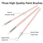 HIMI 24-Color Gouache Paint Set with Brushes