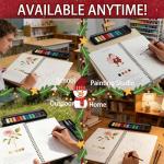 Beginner Watercolor Workbook with 12 Color Set