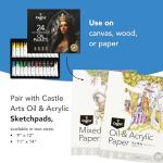 Castle Art Supplies 24 Oil Paint Set in Box