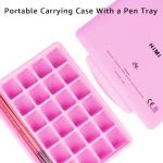 HIMI 24-Color Gouache Paint Set with Brushes