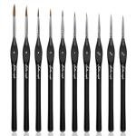 Golden Maple Miniature Detail Paint Brush Set