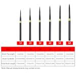 6-Piece Paint by Numbers Kit for Adults