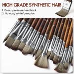 25-Piece Professional Paint Brush Set