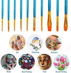 Soucolor 20-Piece Acrylic Paint Brush Set