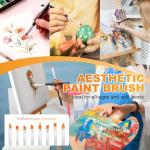 8 Pcs Professional Paint Brush Set for Artists