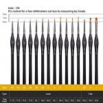 Golden Maple 15PC Miniature Detail Paint Brushes Set