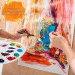 FANDAMEI Oval Paint Palette Tray, 2 Pack