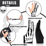 Skeleton Artist Glove Set for Graphic Tablets