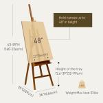 Beech Wood Adjustable Art Easel with Tray