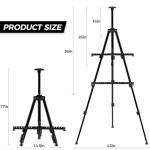 Adjustable Folding Aluminum Art Easel for Painting