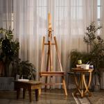 Beech Wood Adjustable Art Easel with Tray