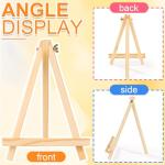 9-Inch Wood Easels - Portable Tripod Easels Pack