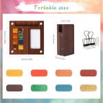 Travel Mini Watercolor Paint Palette Set