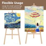 Adjustable Wooden Easel Stand for Painting