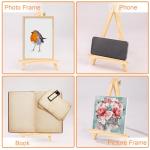 9-Inch Wood Easels - Portable Tripod Easels Pack