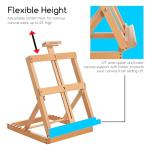 MEEDEN Heavy-Duty H-Frame Wooden Table Easel