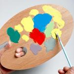 Wooden Paint Palettes - Set of 2