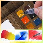 Travel Mini Watercolor Paint Palette Set