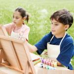 Koseibal Adjustable Tabletop Art Easel Set