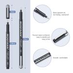 Mogyann Waterproof Black Drawing Pens - 12 Sizes