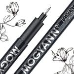 Mogyann Waterproof Black Drawing Pens - 12 Sizes