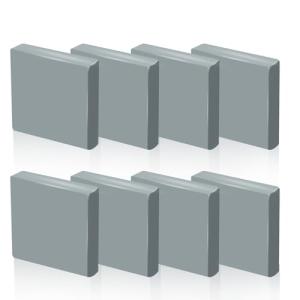 Large Grey Kneaded Erasers for Artists (8 Pack)