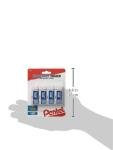 Pentel Hi-Polymer Small White Block Erasers - 4 Pack