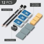 Mr. Pen Art Eraser Set - 12 Pieces