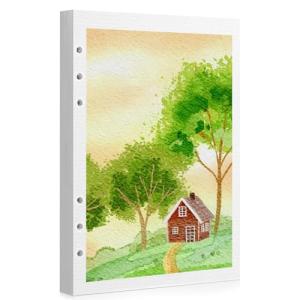 50 Sheets A5 Watercolor Paper, 300gsm 140lb