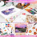 64 Sheets 5"x7" Watercolor Paper for Artists