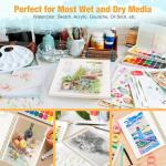 Creazic Watercolor Paper Pad, 24 Sheets, Spiral Bound