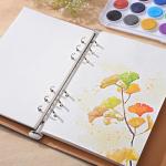 50 Sheets A5 Watercolor Paper, 300gsm 140lb