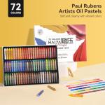 Paul Rubens 72 Oil Pastels - Vibrant & Creamy