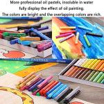 50 Color Oil Pastel Set for Artists and Kids