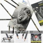 MARTCOLOR 20-Piece Drawing Pencil Set